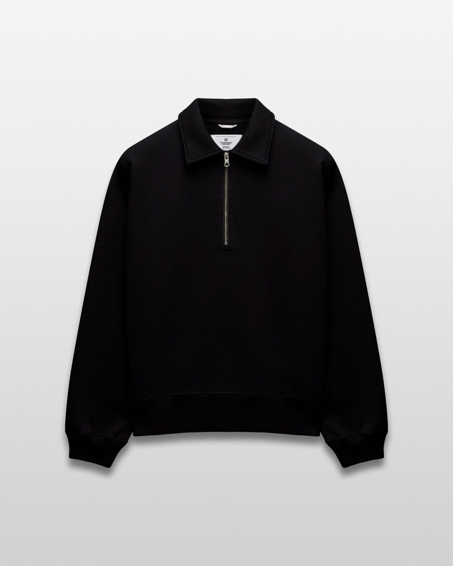 Brushed Fleece Relaxed Half Zip Sweatshirt