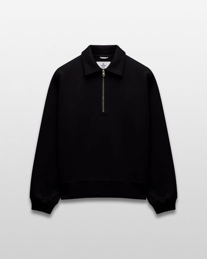 Brushed Fleece Relaxed Half Zip Sweatshirt