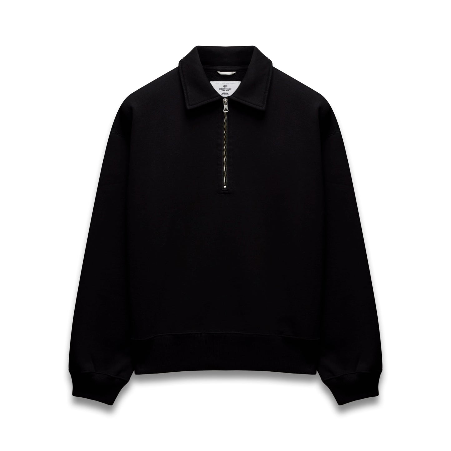 Brushed Fleece Relaxed Half Zip Sweatshirt