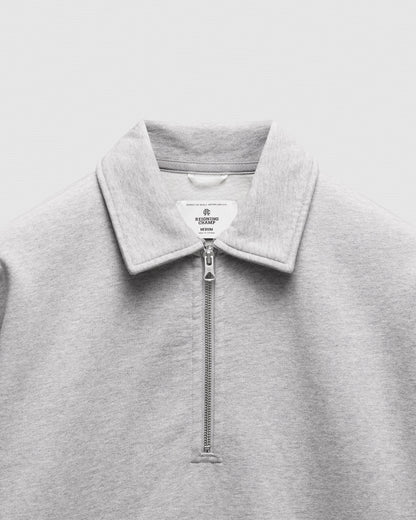 Brushed Fleece Relaxed Half Zip Sweatshirt