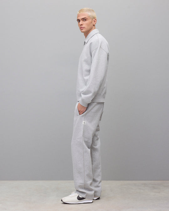 Brushed Fleece Relaxed Half Zip Sweatshirt