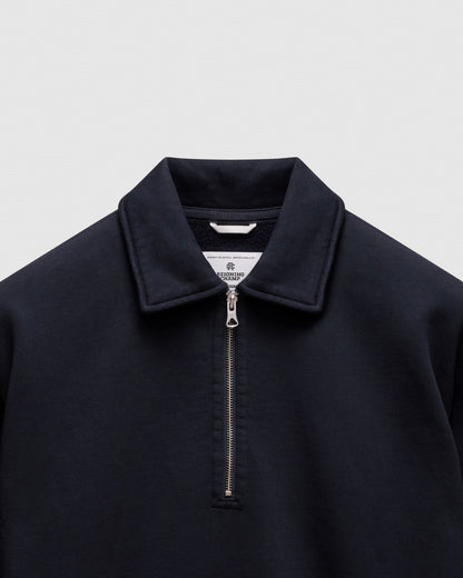 Brushed Fleece Relaxed Half Zip Sweatshirt