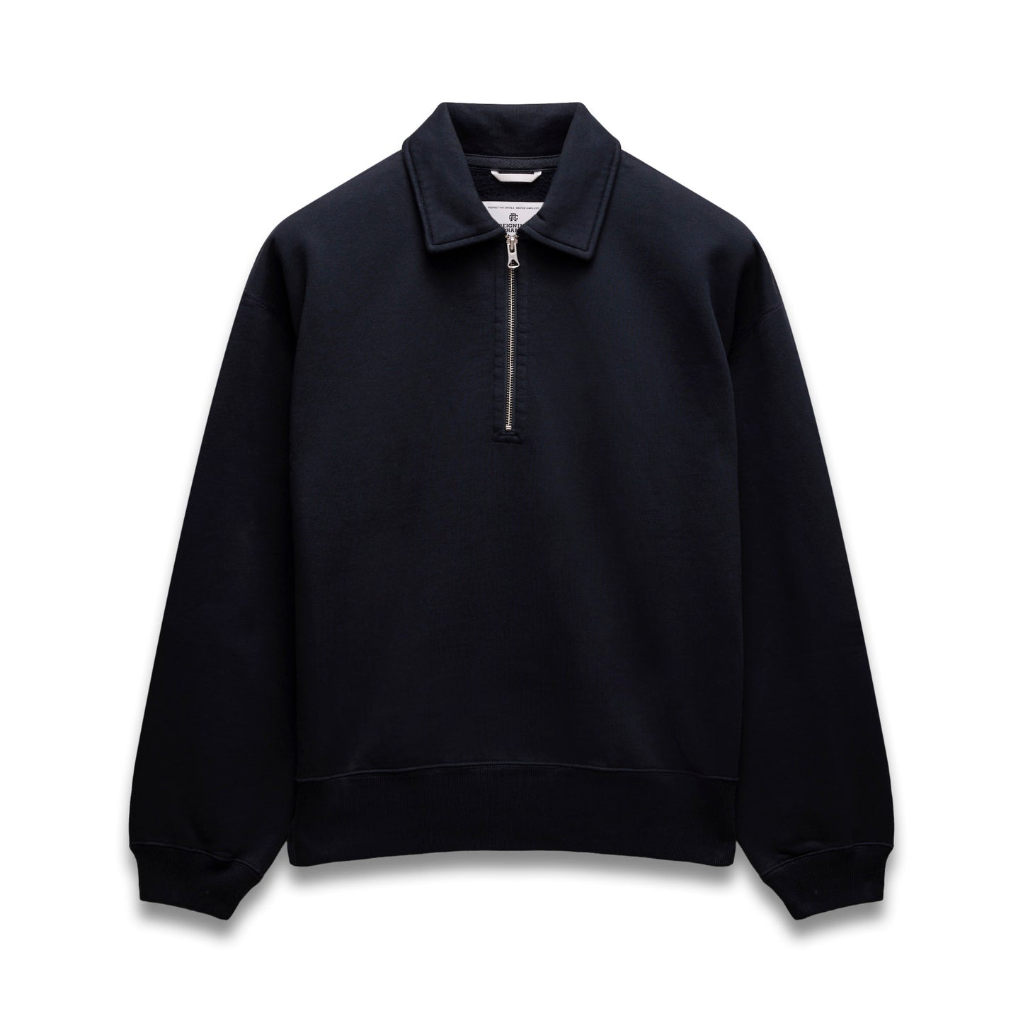 Brushed Fleece Relaxed Half Zip Sweatshirt