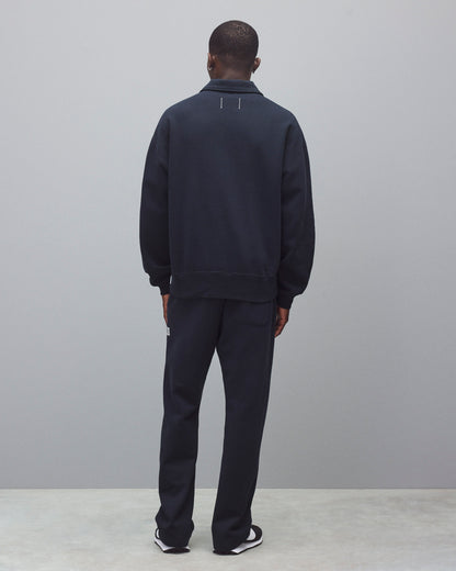 Brushed Fleece Relaxed Half Zip Sweatshirt