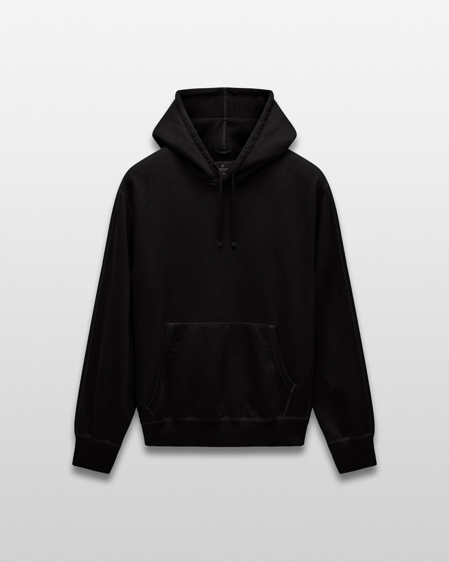 Kyoto Black Midweight Terry Standard Hoodie