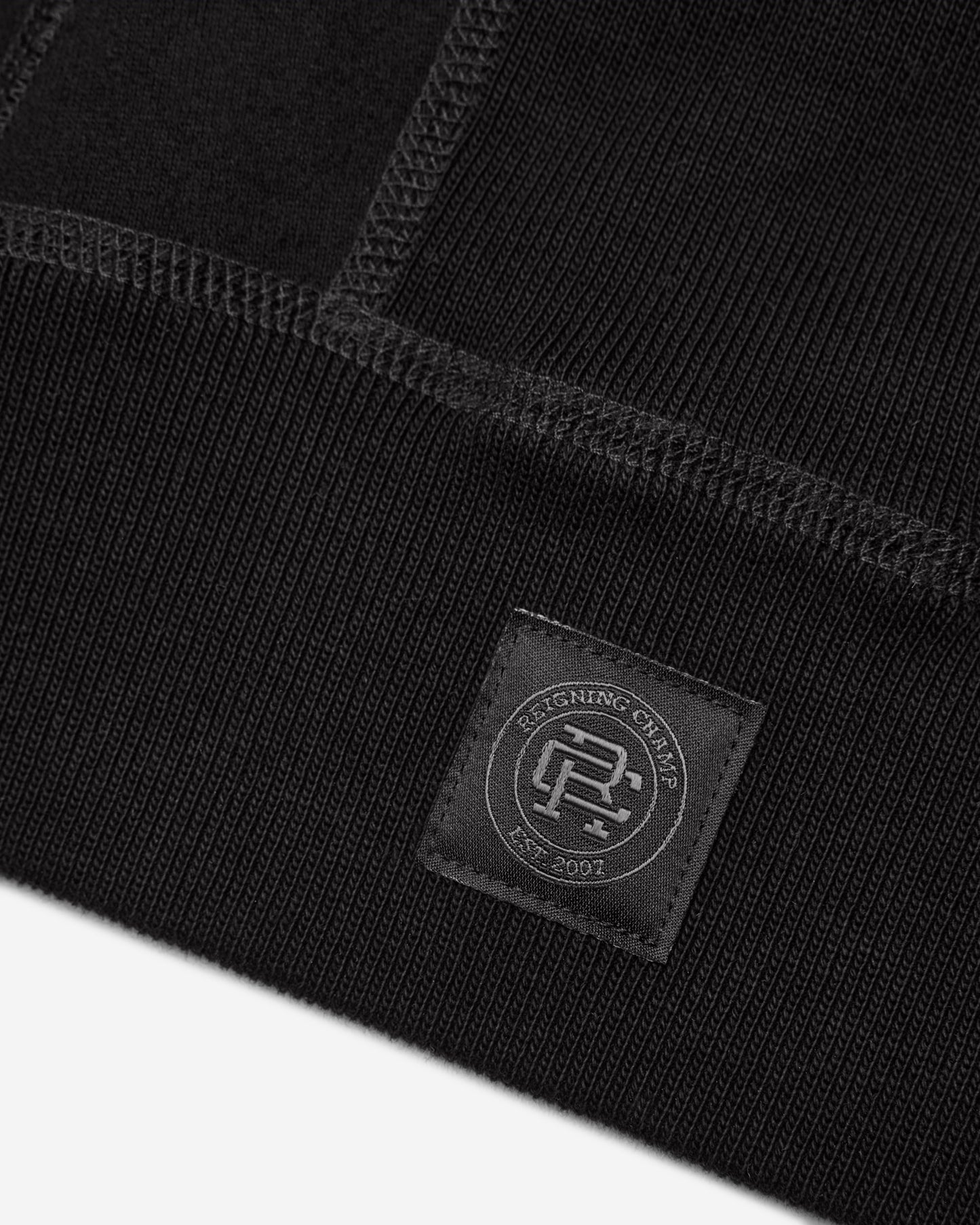 Kyoto Black Midweight Terry Standard Hoodie
