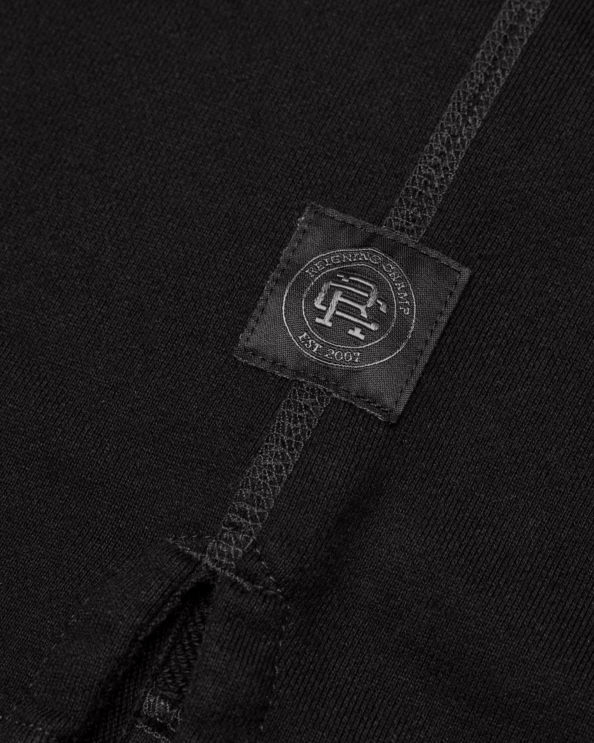 Kyoto Black Midweight Terry Rugby Standard Sweater | Reigning Champ
