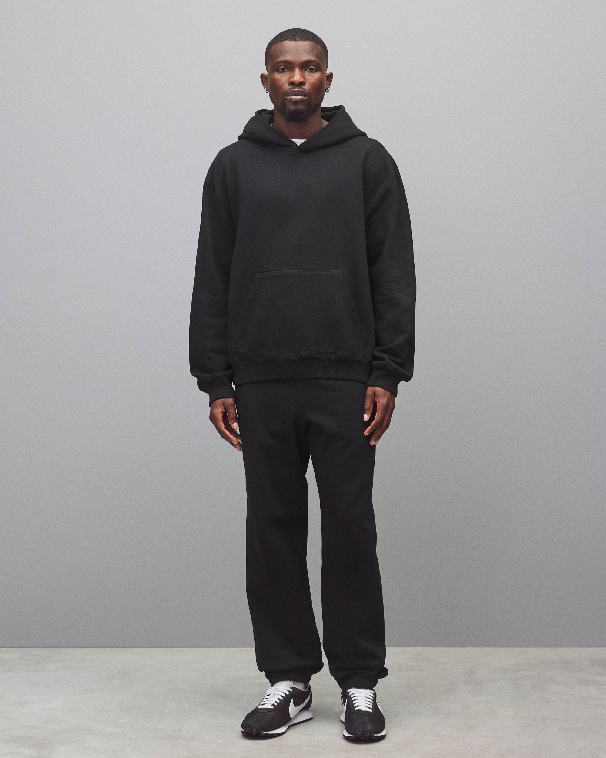 BRISTOL REIGNING CHAMP フーディ黒 L Brushed Fleece '97 Relaxed Hoodie | Reigning Champ