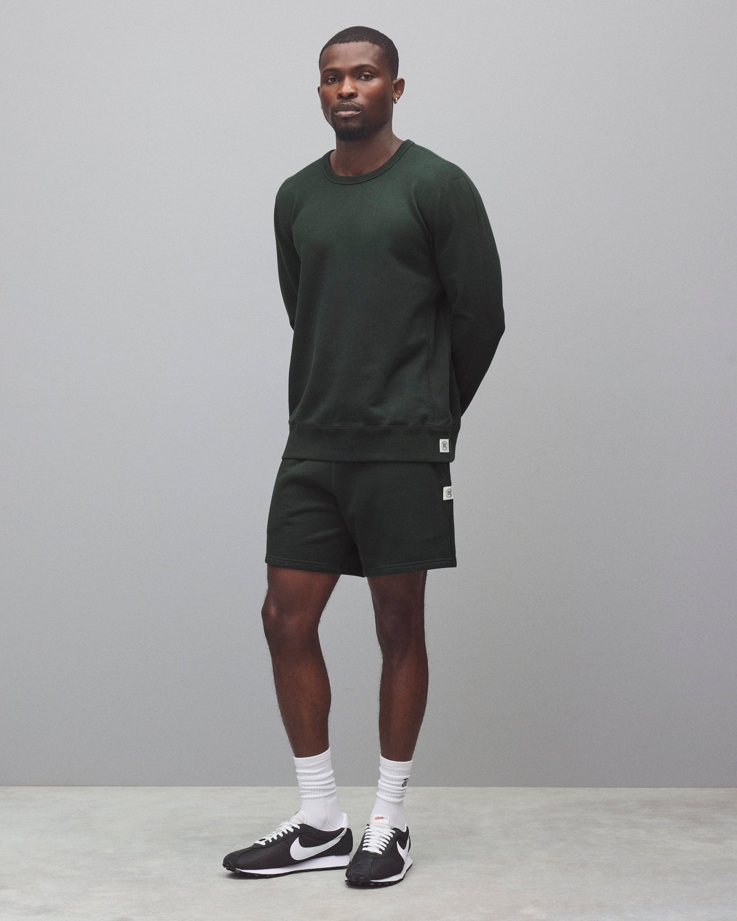 Midweight Terry Slim Crewneck