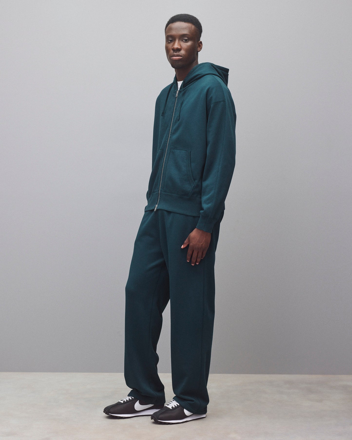 Midweight Terry Relaxed Zip Hoodie