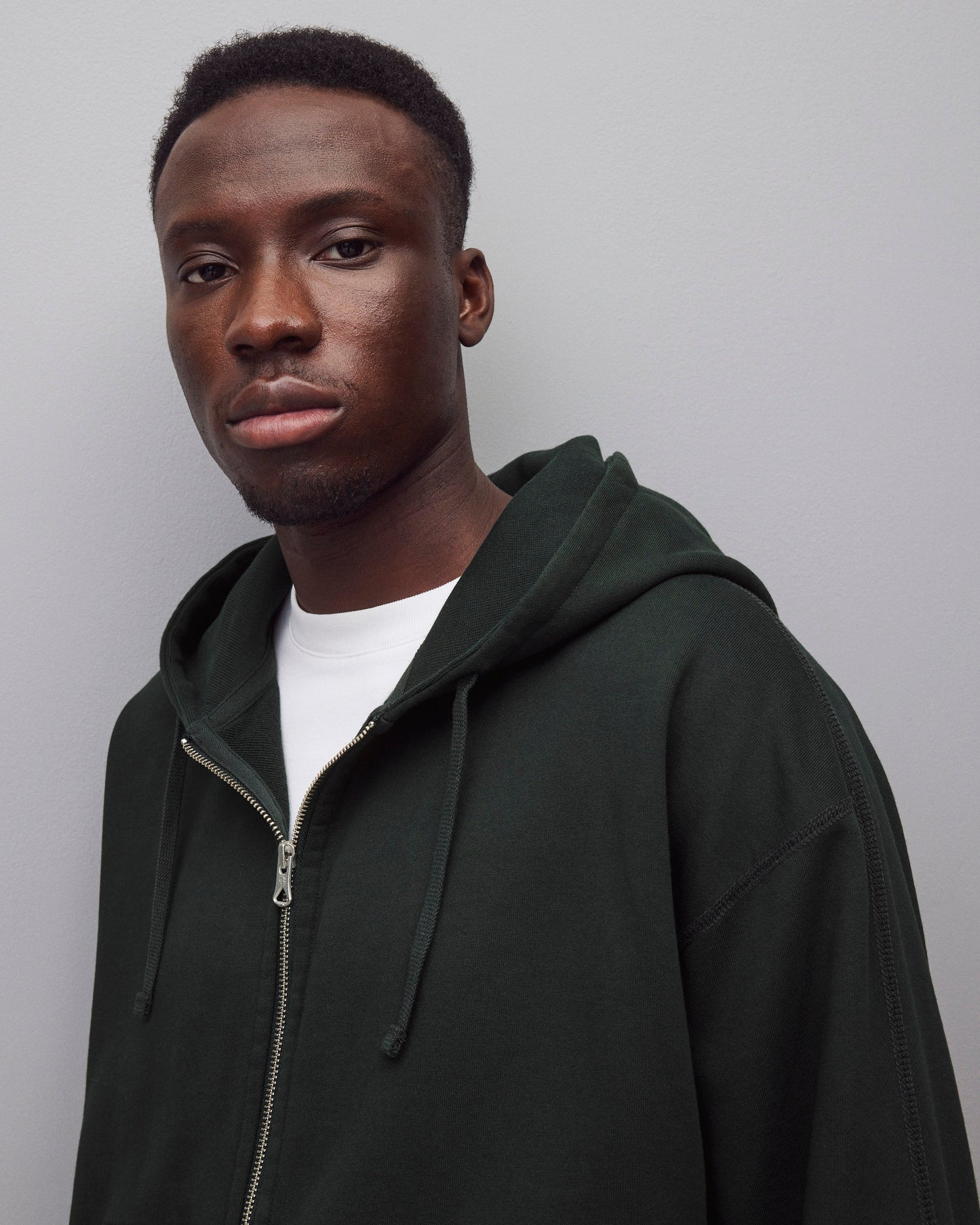 Midweight Terry Relaxed Zip Hoodie