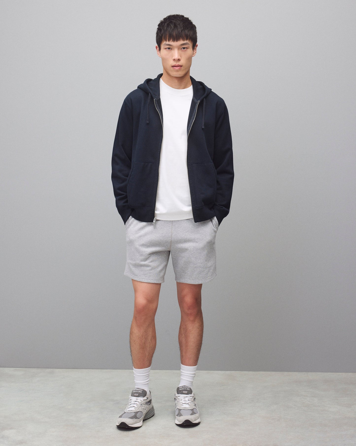 Midweight Terry Standard Zip Hoodie