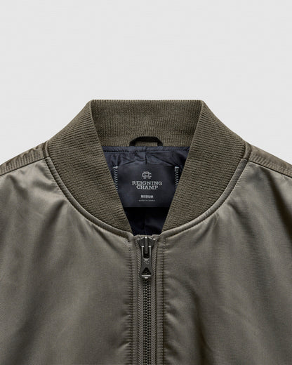 Nylon Twill Crew Jacket