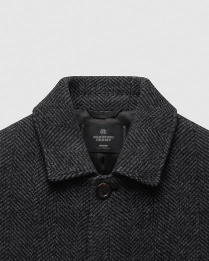 Wool Herringbone Scout Coat