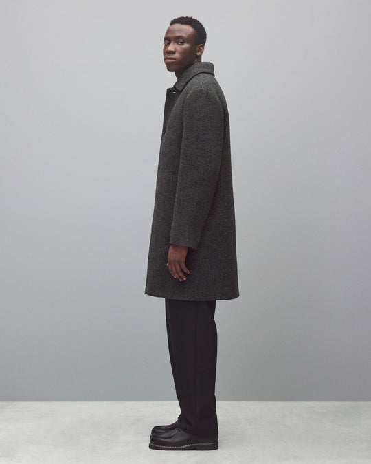 Wool Herringbone Scout Coat