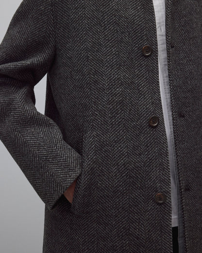 Wool Herringbone Scout Coat