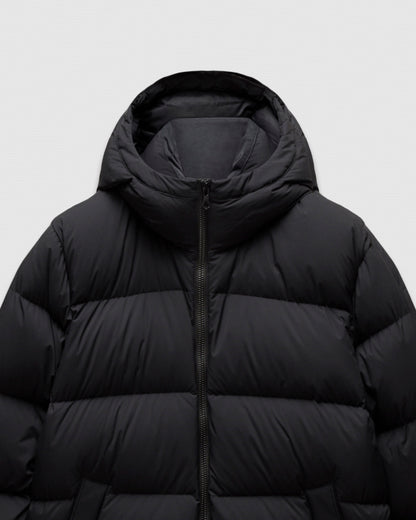 Matte Ripstop Franchise Hooded Down Jacket