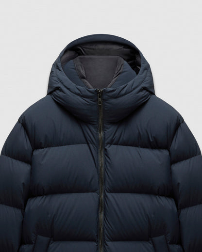 Matte Ripstop Franchise Hooded Down Jacket