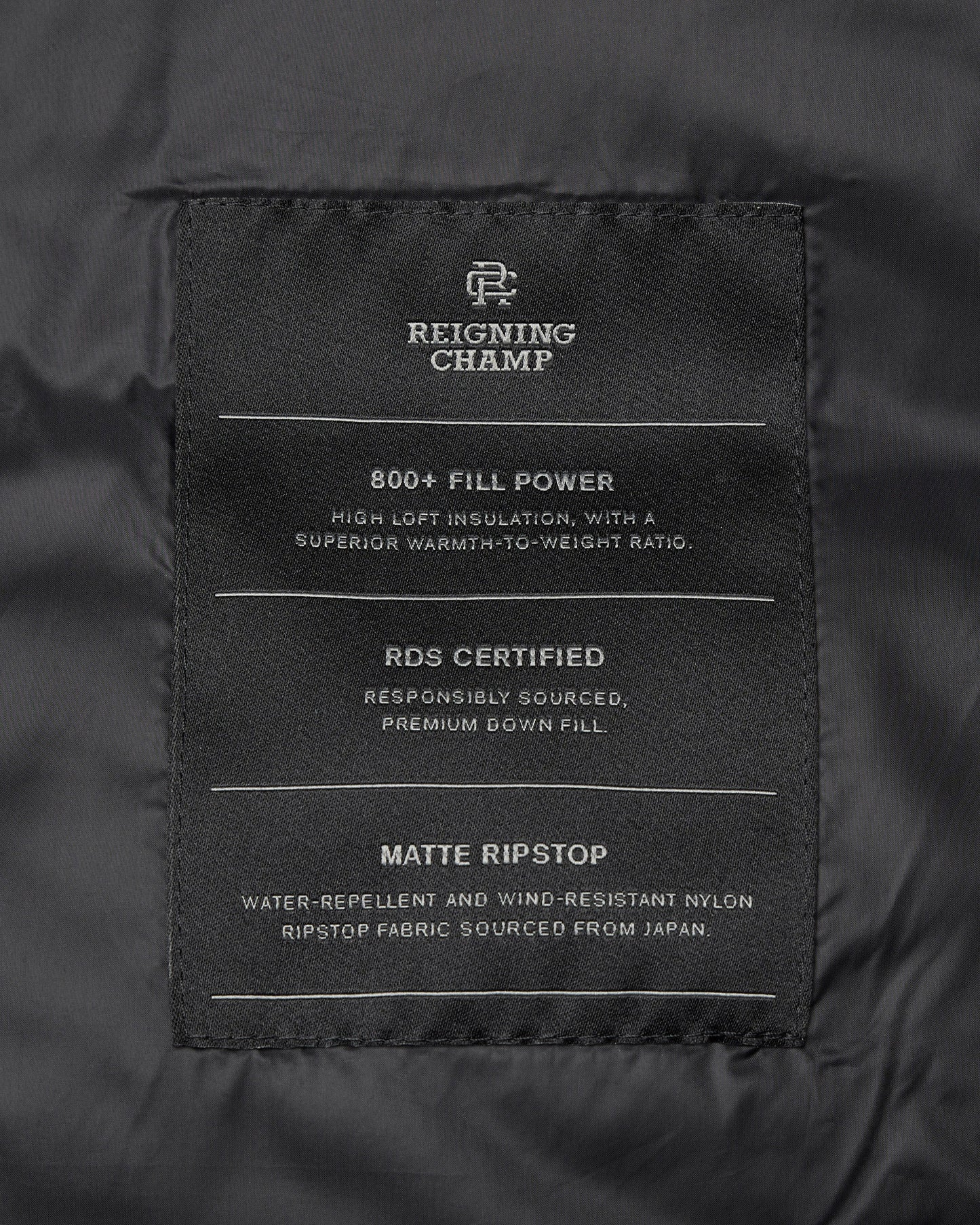 Matte Ripstop Franchise Hooded Down Jacket