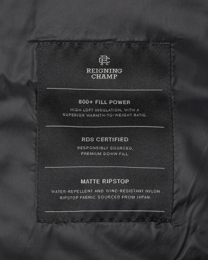 Matte Ripstop Franchise Hooded Down Jacket