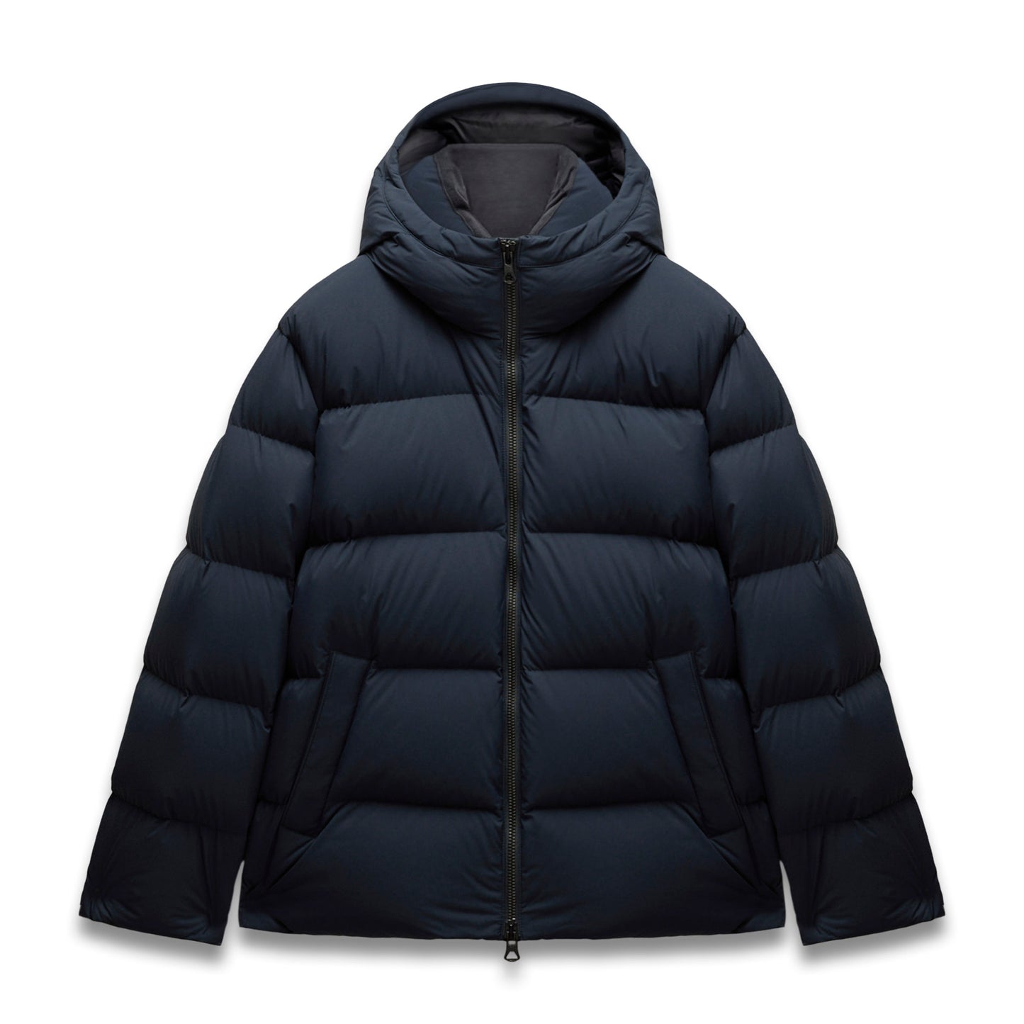 Matte Ripstop Franchise Hooded Down Jacket