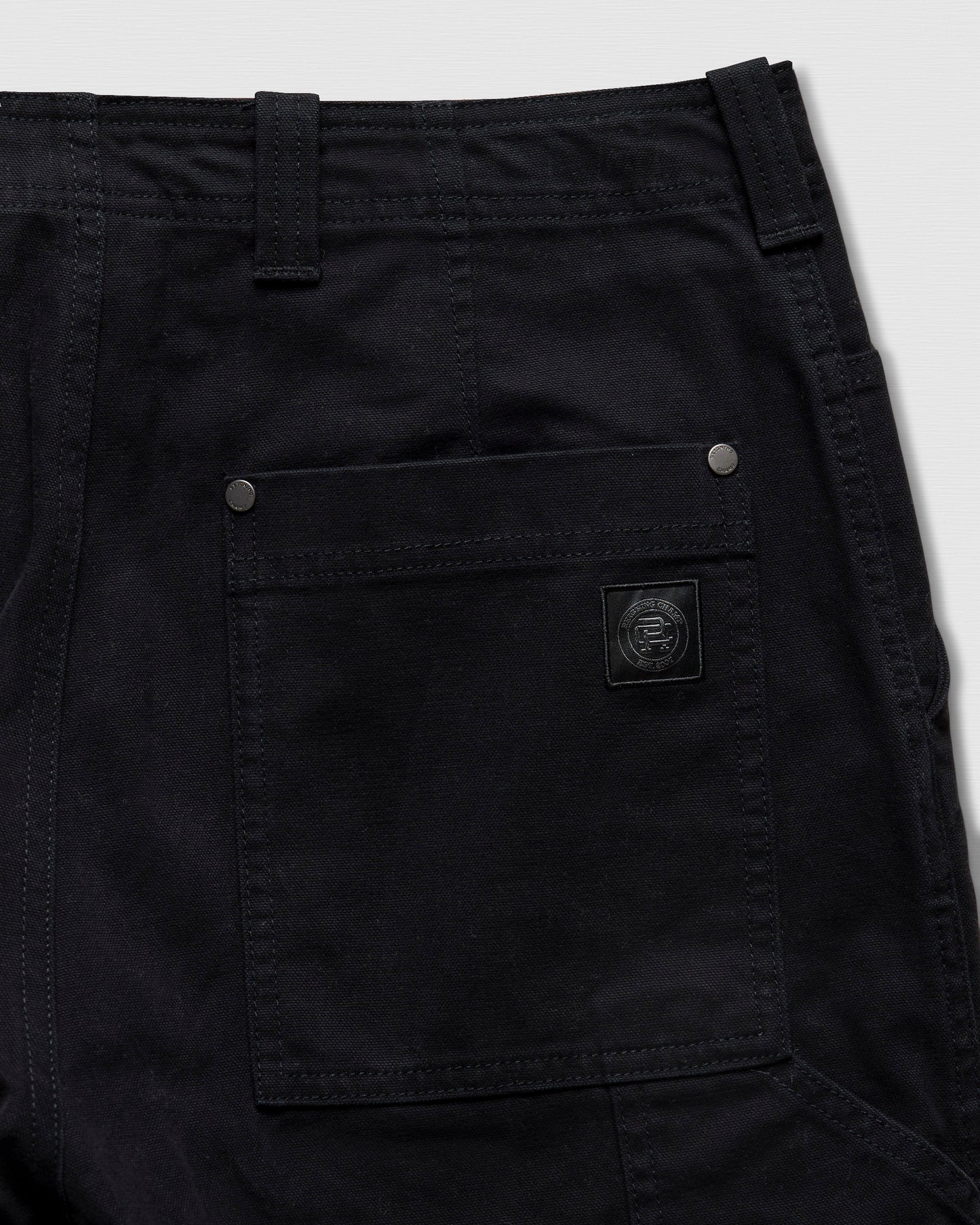 Cotton Canvas Relaxed Double Knee Pant