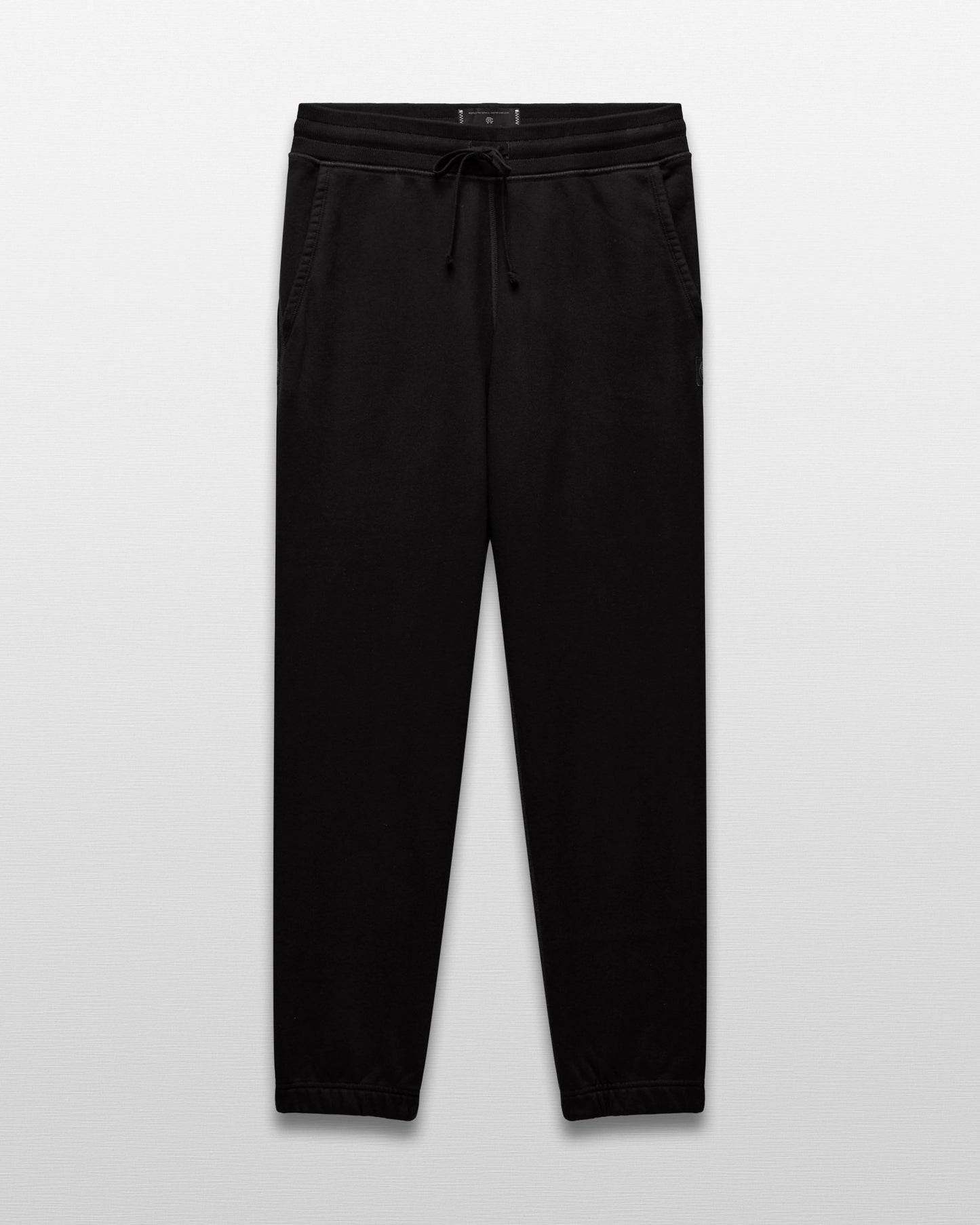 Kyoto Black Midweight Terry Standard Sweatpant
