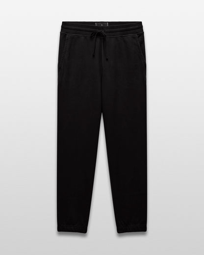 Kyoto Black Midweight Terry Standard Sweatpant