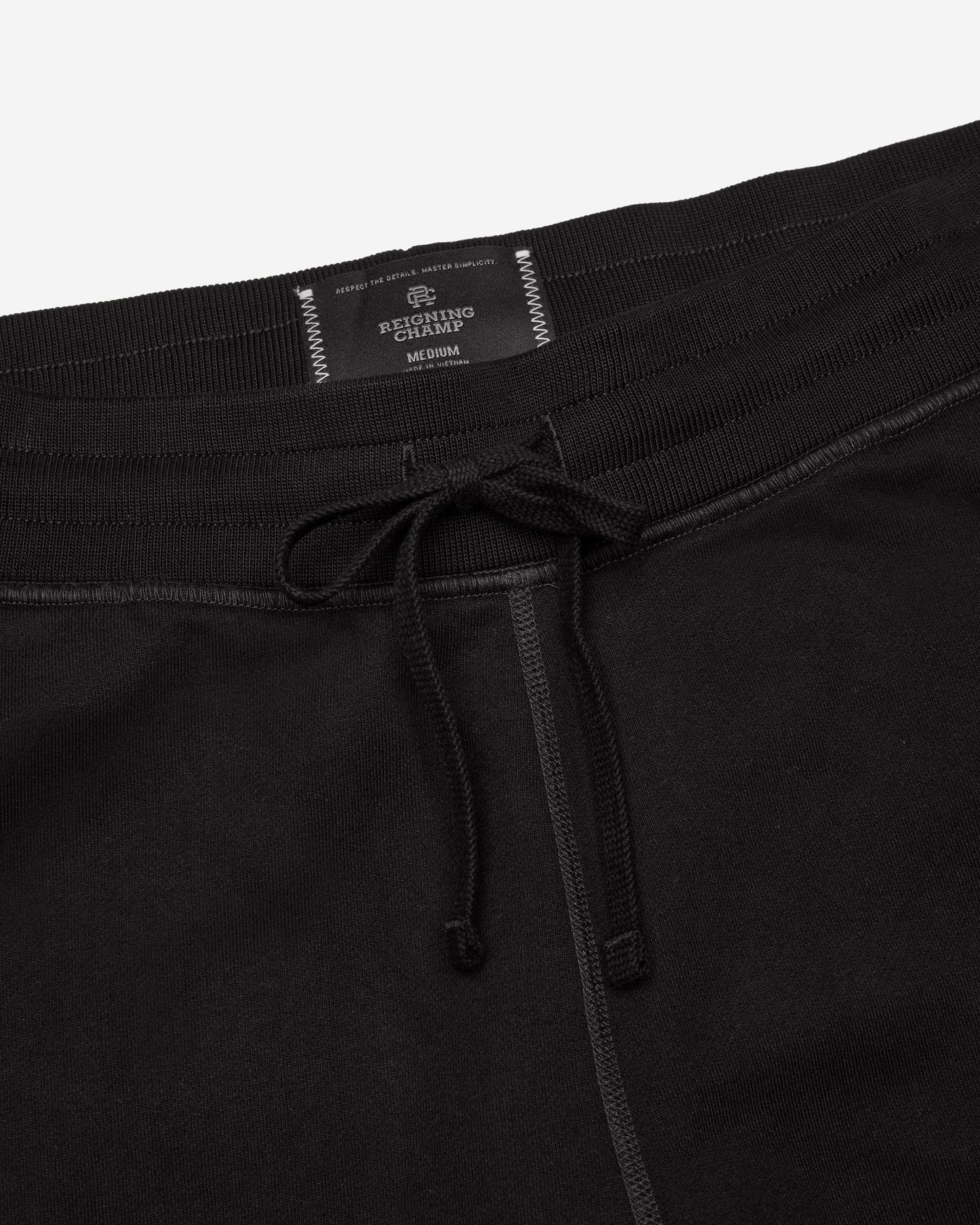 Kyoto Black Midweight Terry Standard Sweatpant