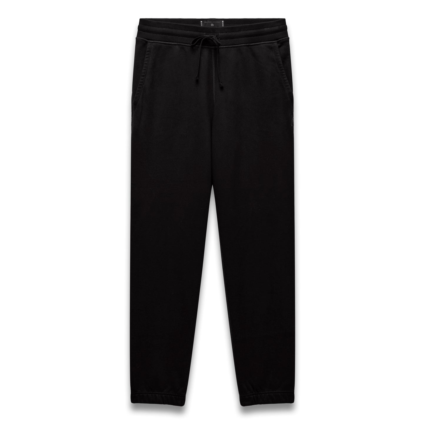 Kyoto Black Midweight Terry Standard Sweatpant