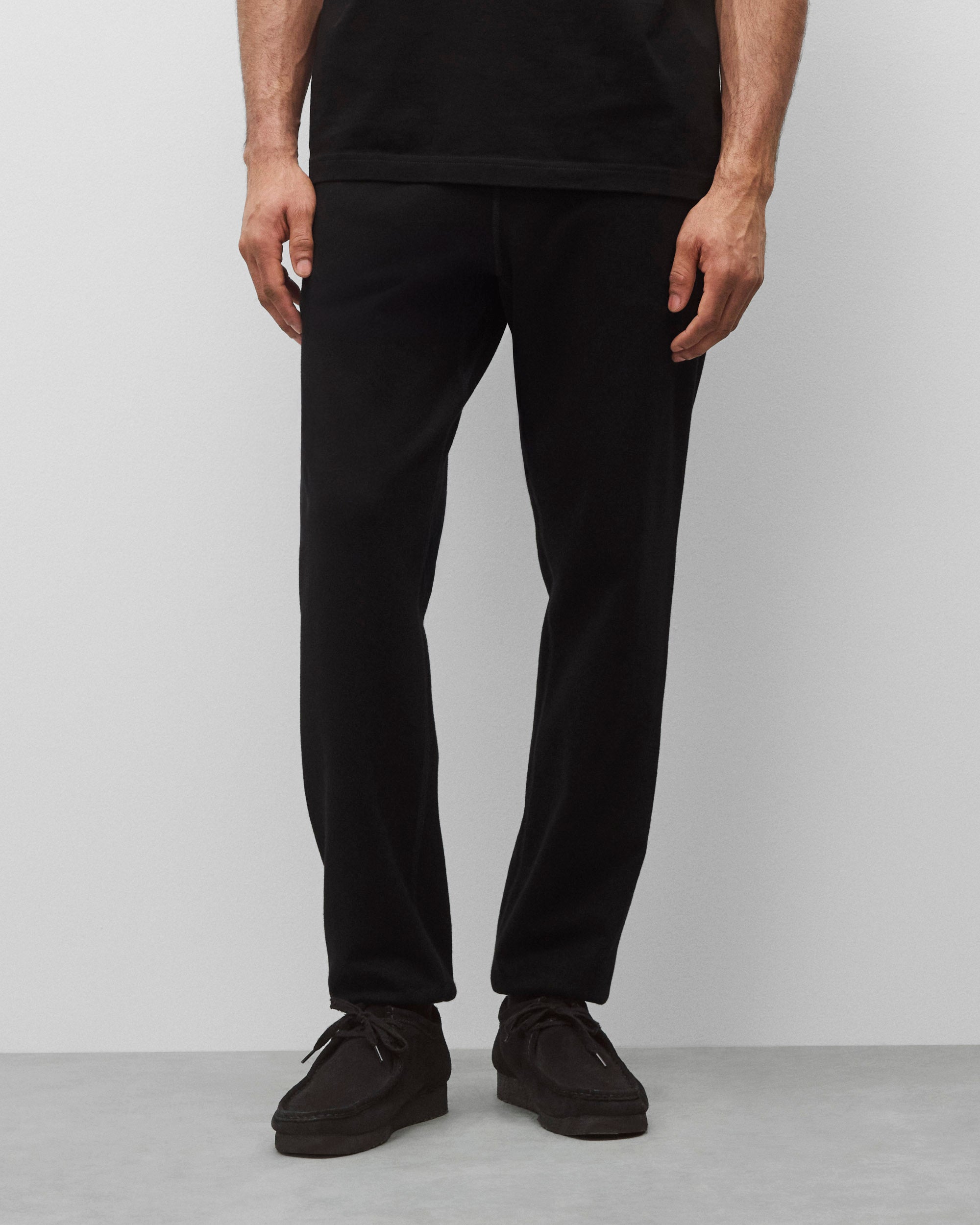 Kyoto Black Midweight Terry Standard Sweatpant | Reigning Champ