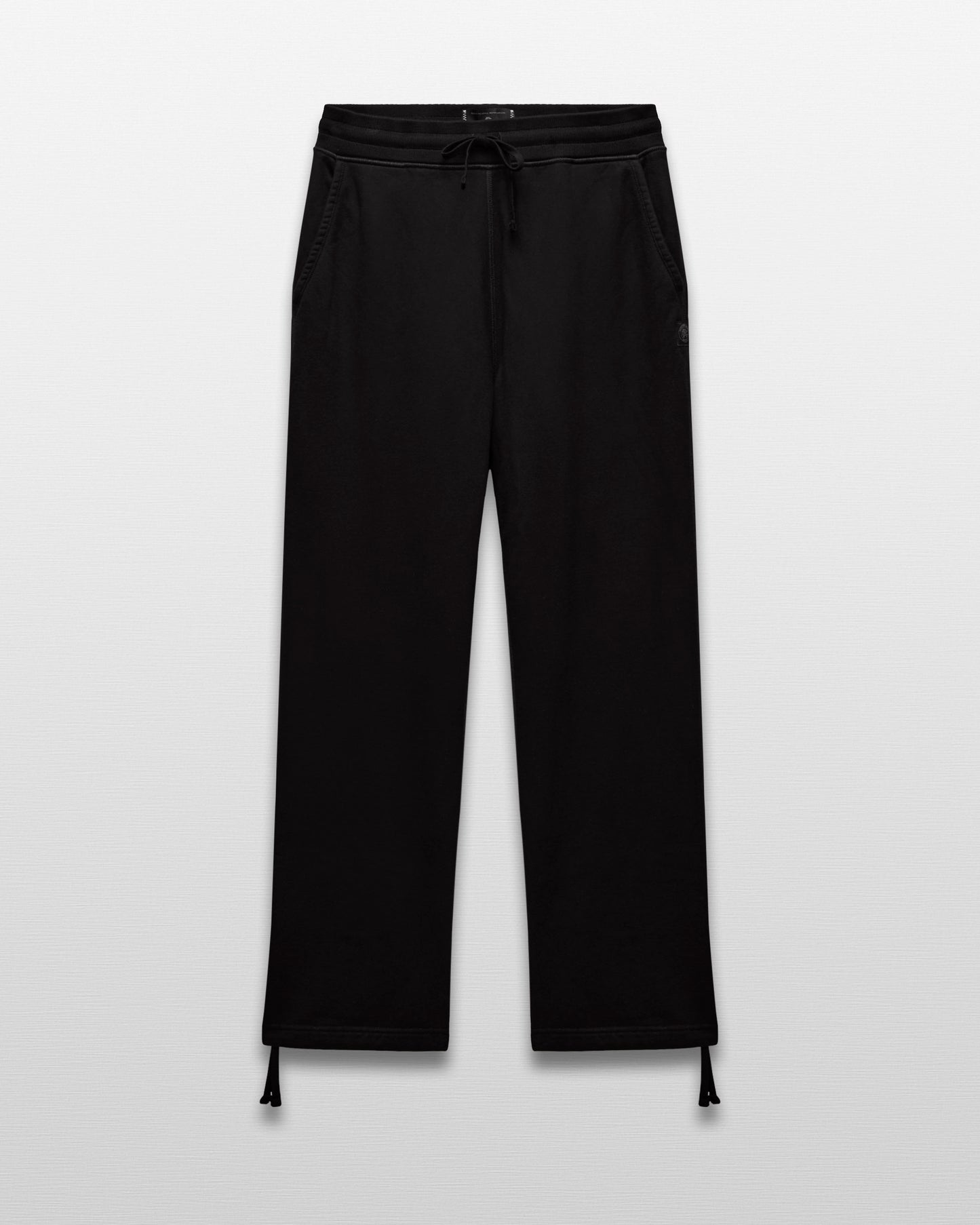 Kyoto Black Midweight Terry Relaxed Sweatpant