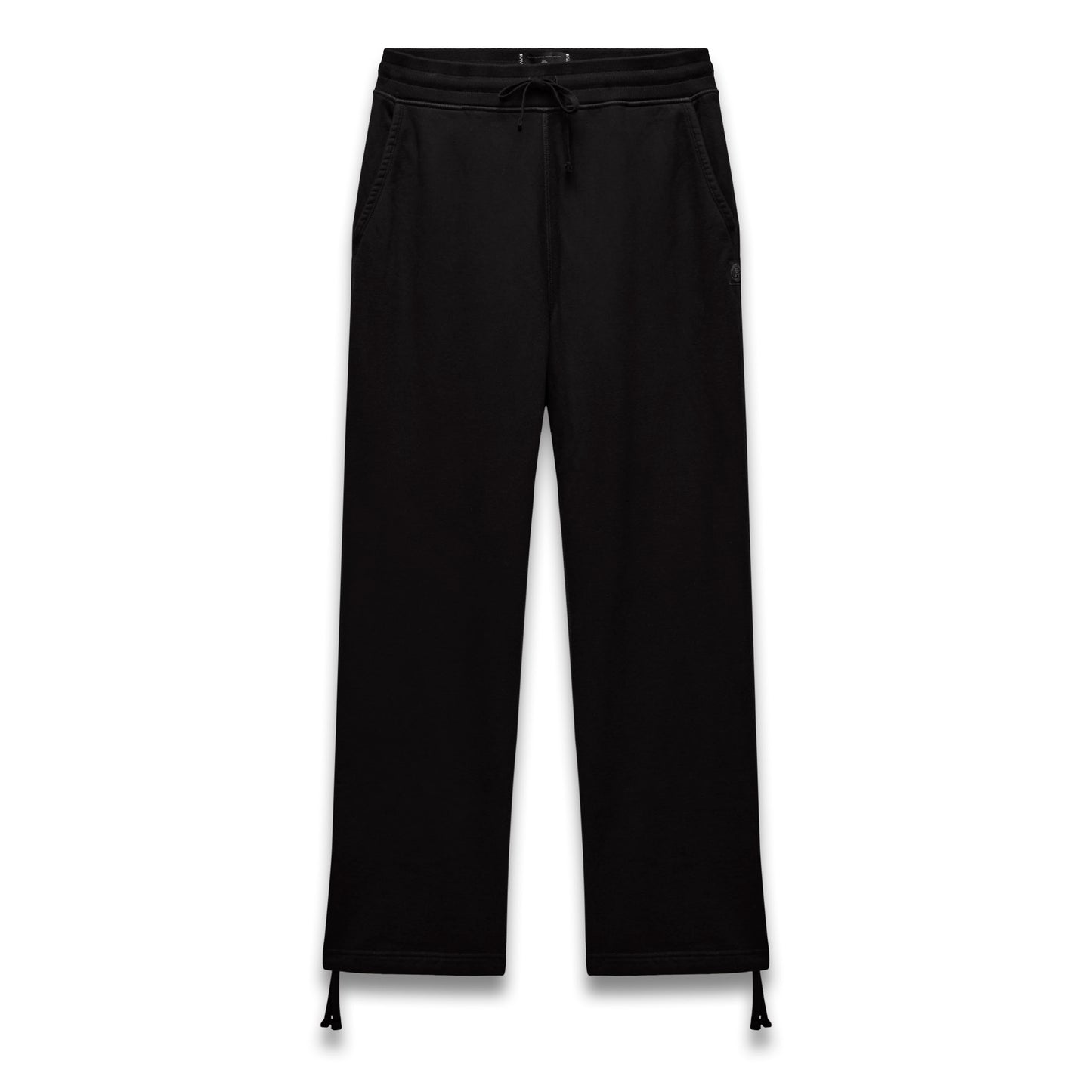 Kyoto Black Midweight Terry Relaxed Sweatpant