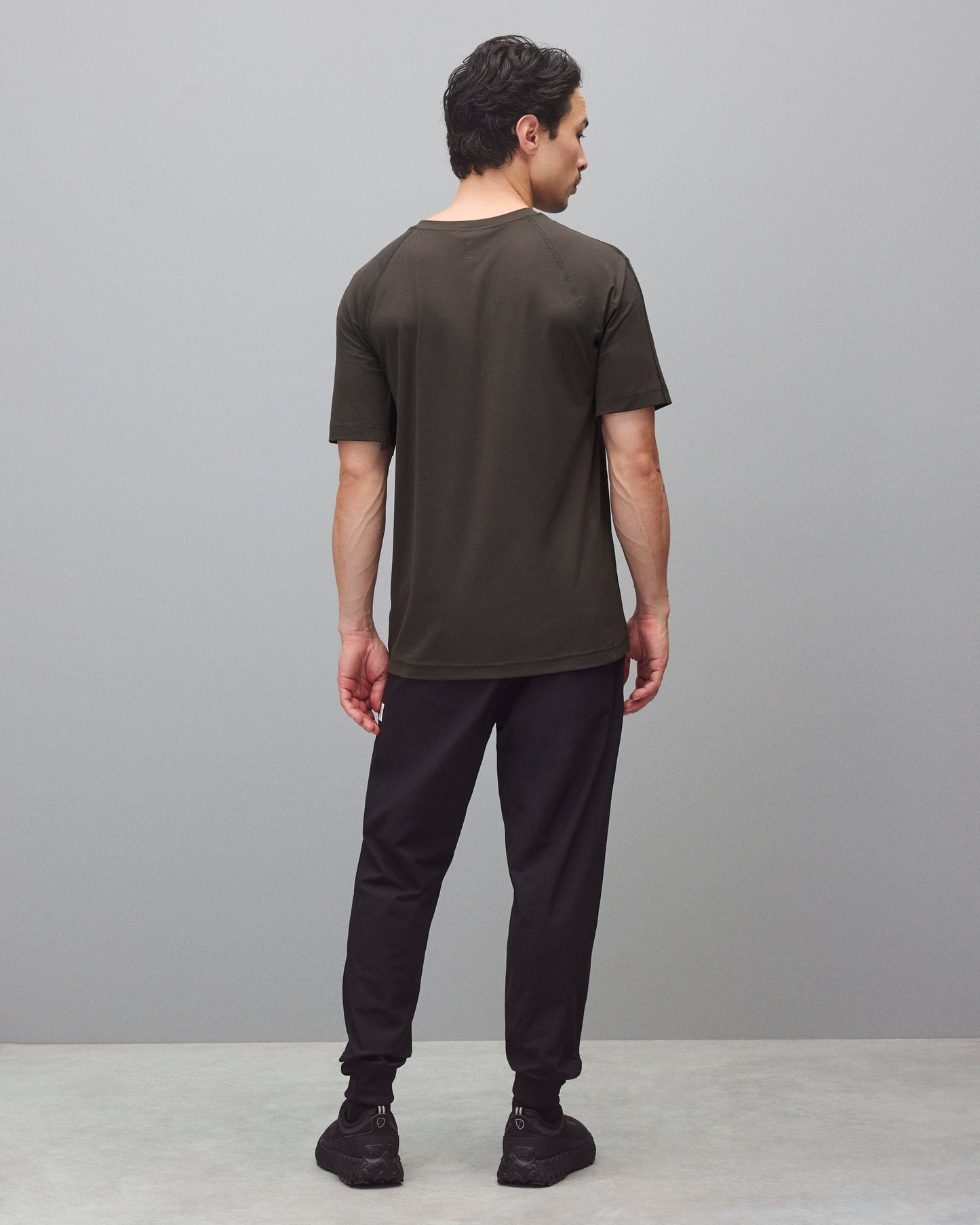 Stretch Warp Knit Coach's Slim Jogger Shorter