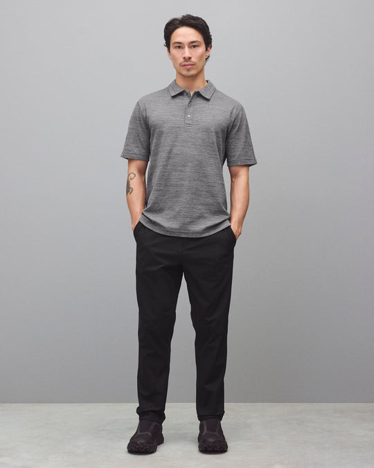 Stretch Warp Knit Coach's Slim Pant Shorter