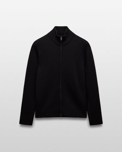 Merino Rib Vinnie Track Jacket