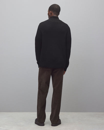 Merino Rib Vinnie Track Jacket