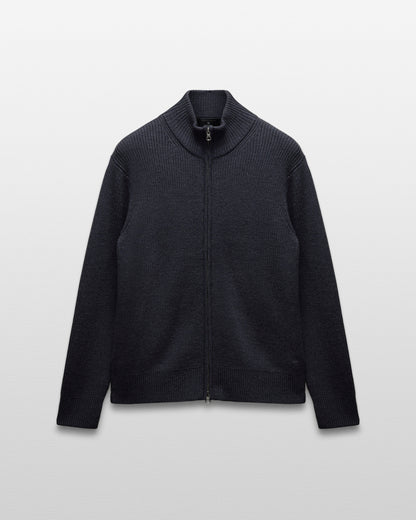 Merino Rib Vinnie Track Jacket
