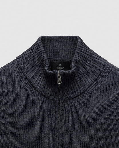 Merino Rib Vinnie Track Jacket