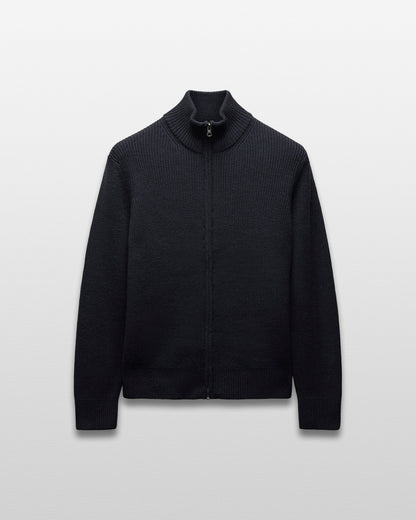 Merino Rib Vinnie Track Jacket
