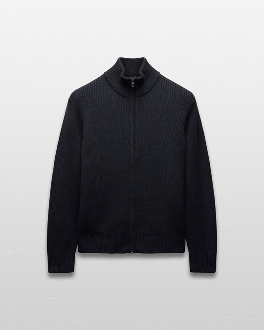 Merino Rib Vinnie Track Jacket
