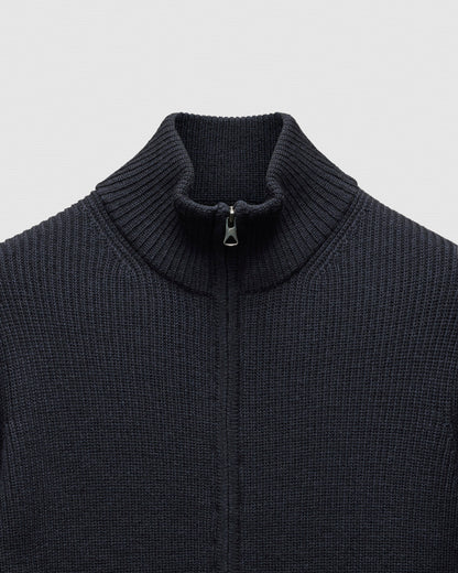 Merino Rib Vinnie Track Jacket