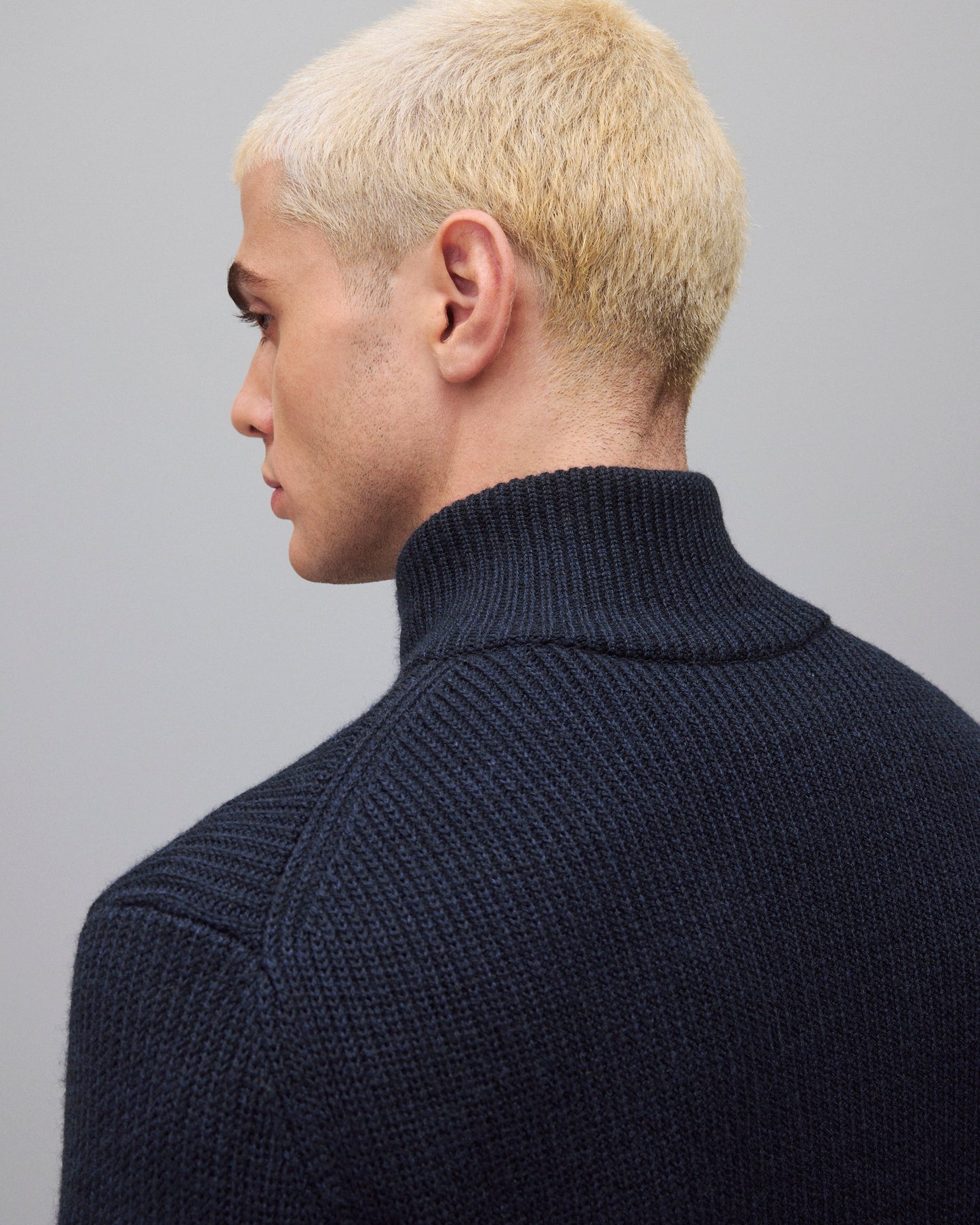 Merino Rib Vinnie Track Jacket