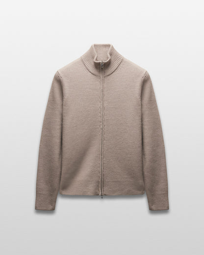 Merino Rib Vinnie Track Jacket