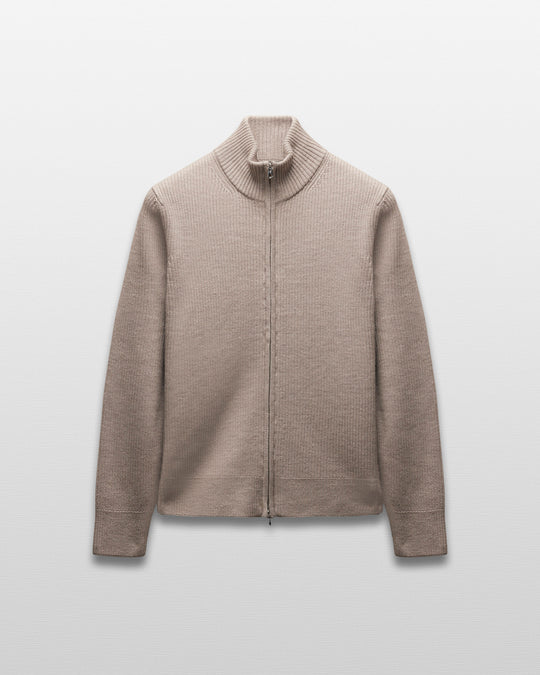 Merino Rib Vinnie Track Jacket