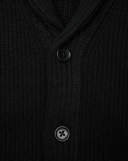 Merino Rib Vinnie Shawl Cardigan