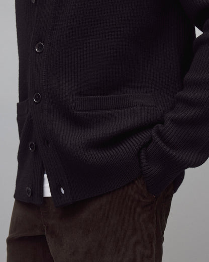 Merino Rib Vinnie Shawl Cardigan