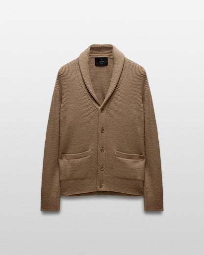 Merino Rib Vinnie Shawl Cardigan