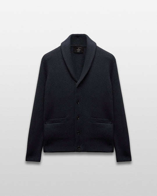 Merino Rib Vinnie Shawl Cardigan