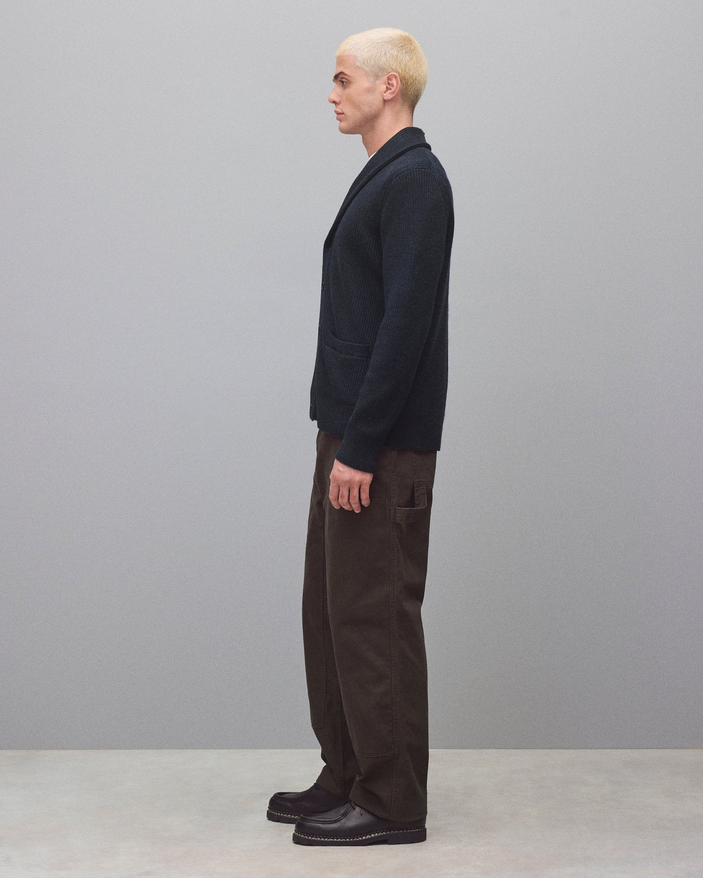 Merino Rib Vinnie Shawl Cardigan